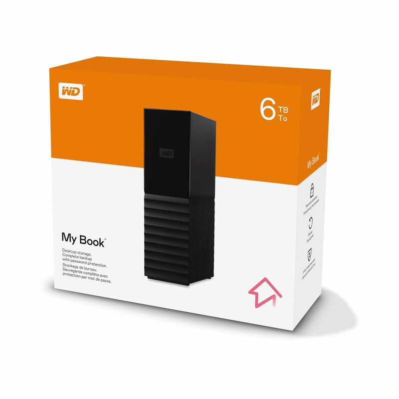 WESTERN DI My Book Desktop 6tb Harddisk WDBBGB0060HBK-SESN-image 5