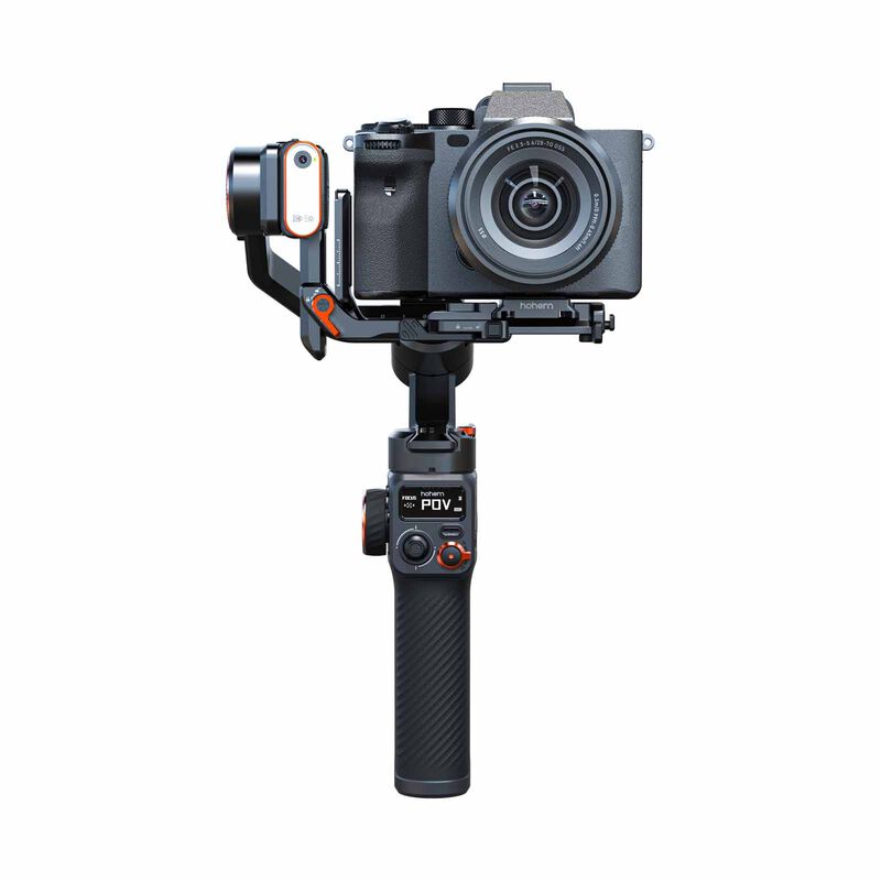 HOHEM Isteady Mt2 Camera Gimbal W/ Magnetic Fill Light & Ai Tracking Module HT-ISTEADY MT2 KIT-image 1