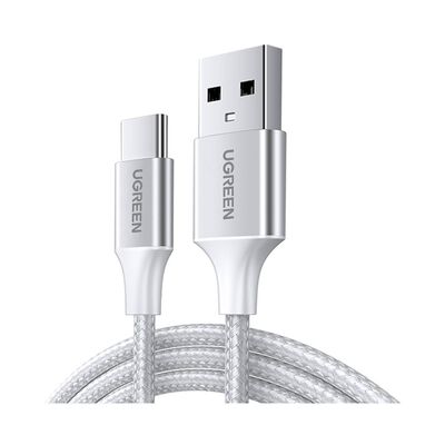 UGREEN Us288 Usb-c To Usb A 2.0 1m White Male Cable (braided) 60131
