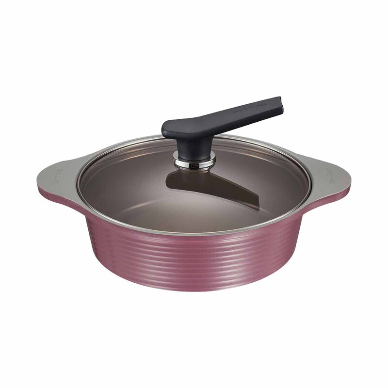 HAPPYCALL Onde Ih 24cm Saute Pan - Purple 4003-1228-image 1