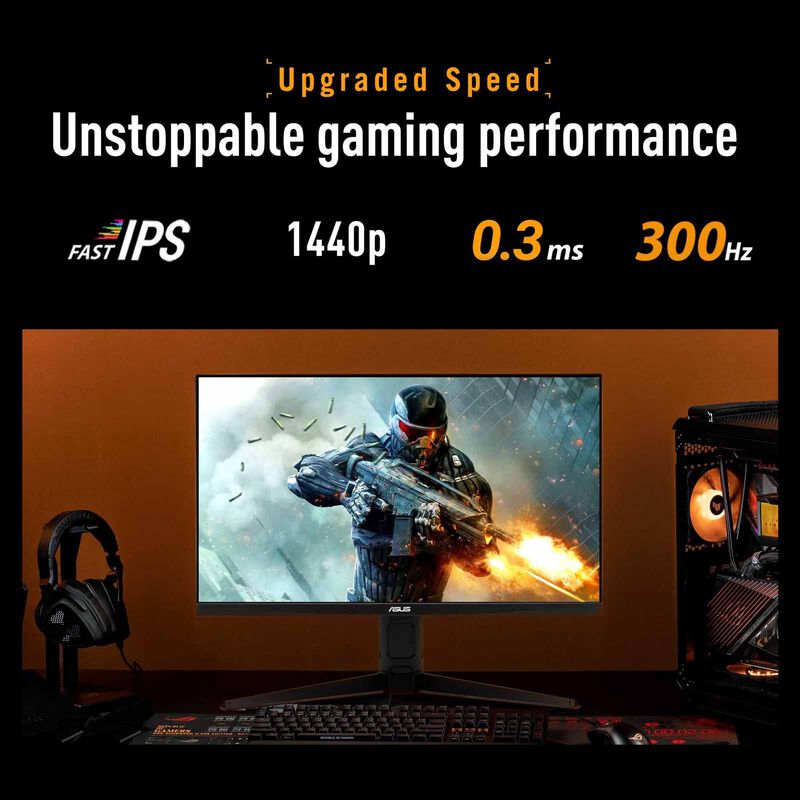ASUS 27in Tuf Gaming Qhd 300hz Gaming Monitor VG27AQML5A-image 7