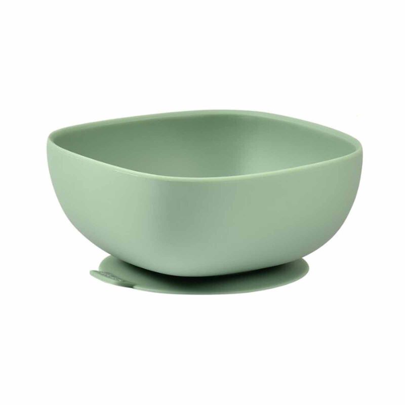 BEABA Suction Bowl - Sage Green (online) SILICONE-image 1