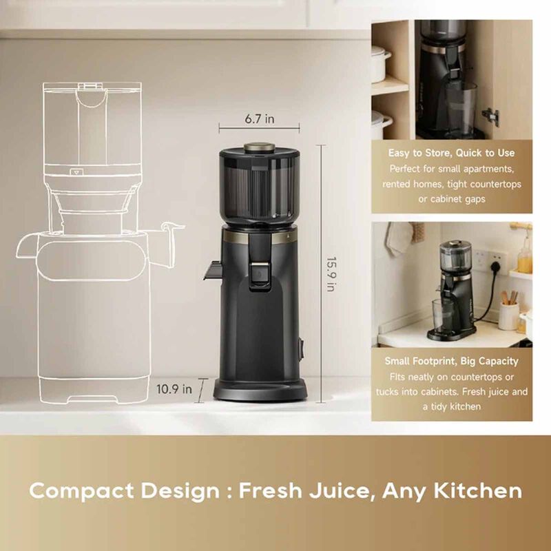DREAME Sj30 Flownutri Tilt Slow Juicer DM-SJ30-BK-image 8