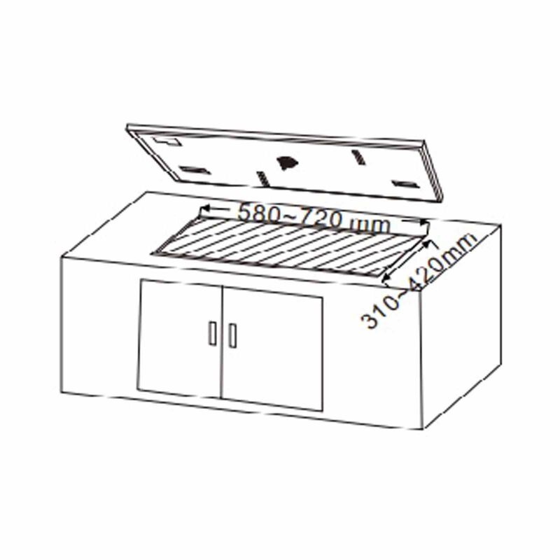 TURBO 78cm 2 Burner Tablet Gas Hob (buttons Control) T8805-image 2
