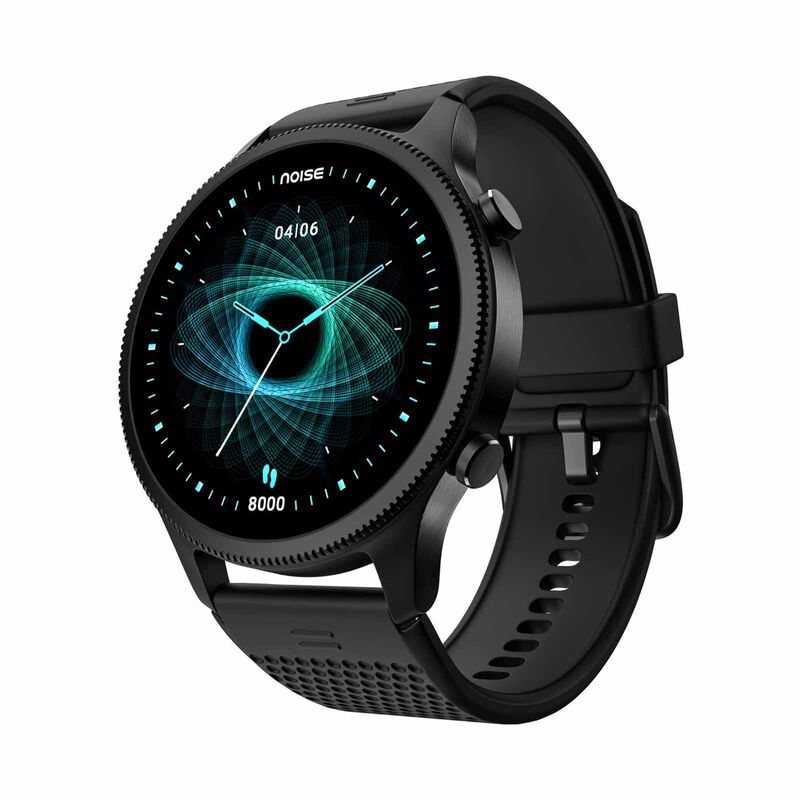 NOISE Noisefit Halo Smartwatch - Statement Black WRB-SW-HALO-SI_PRF-BLK_BLK-image 7