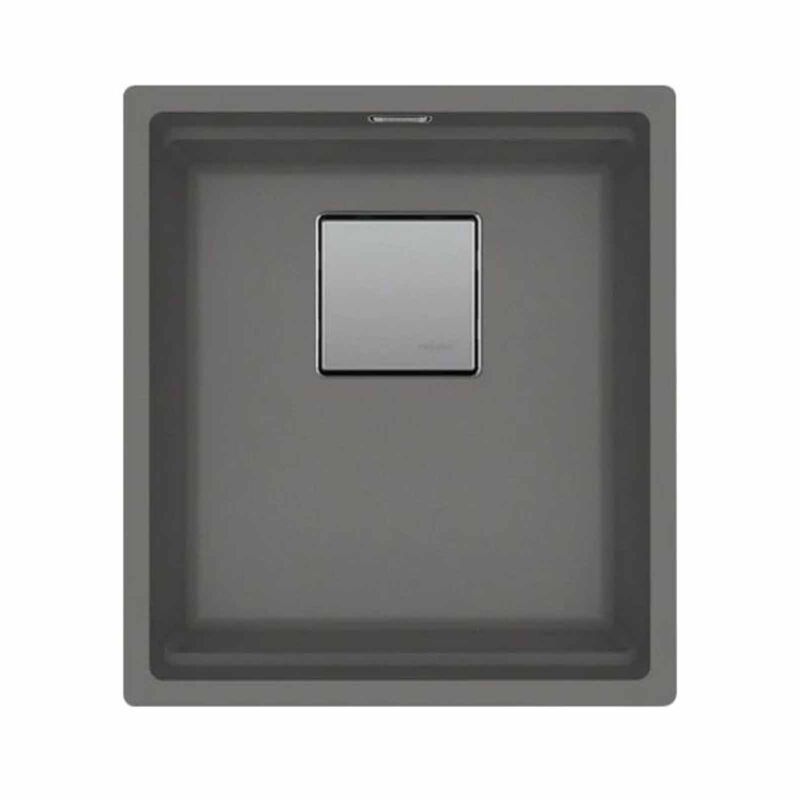 FRANKE Kubus Single Bowl Fragranite Kitchen Sink - Stone Grey KNG-110-37SG-image 1