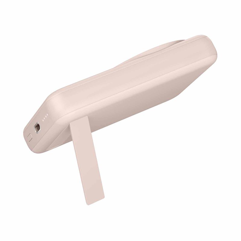 ENERGEA Magpac Mini 10000mah Ultra Slim Magsafe Compatible Powerbank With Built-in Video Stand - Pink MP-MINI-PNK-image 3