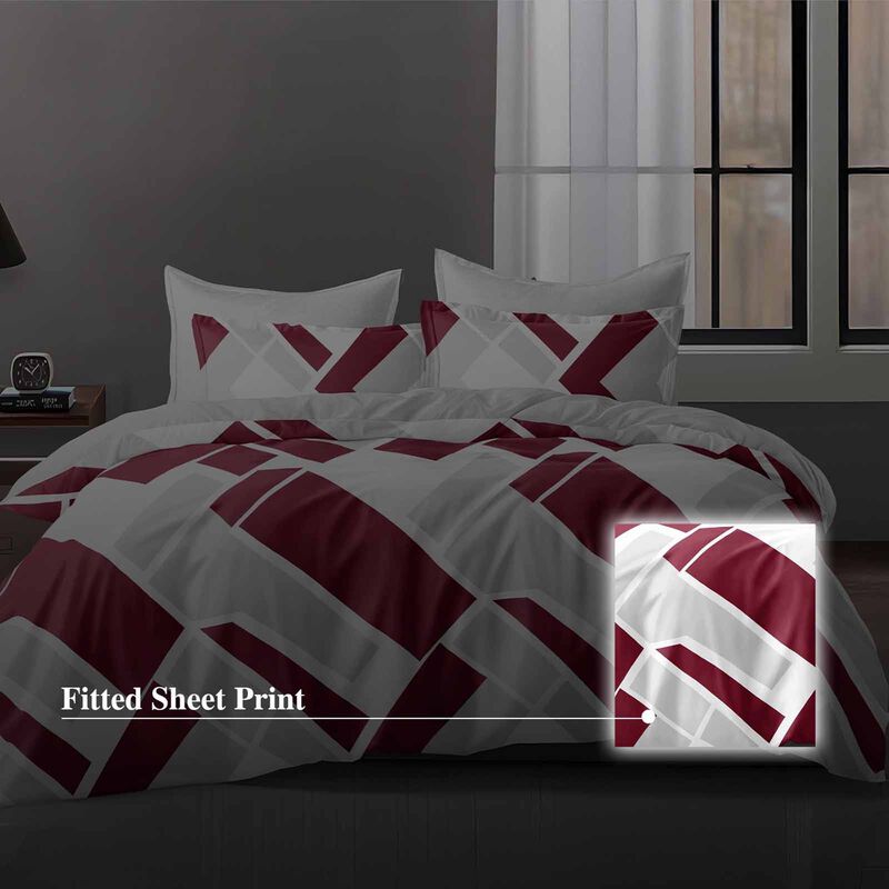 HILLCREST Hillcrest I 988tc Comfylux I Printed I Single Fitted Sheet Set I Slope ( Oe ) 6830 I S I FS I SLOPE-image 2
