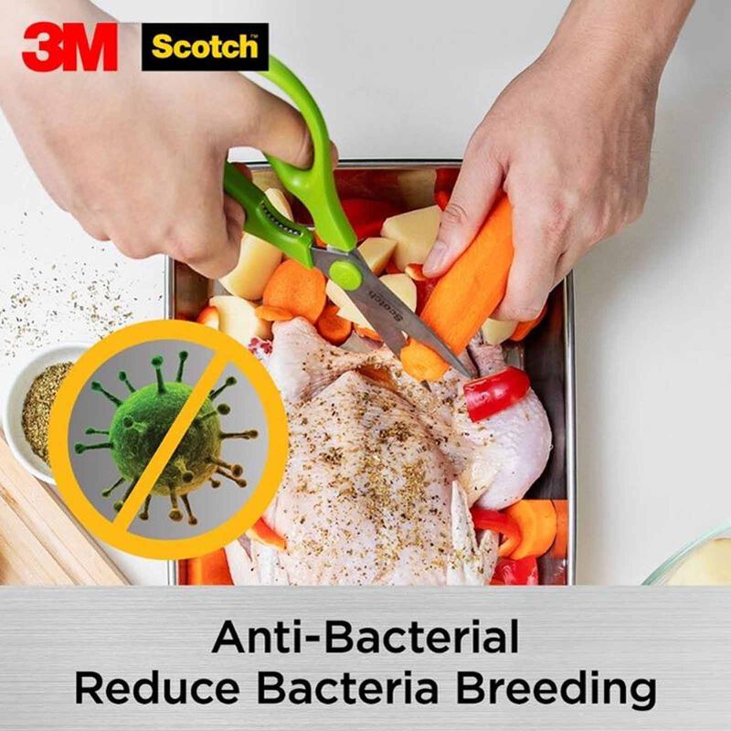 3M SCOTCH Scotch Kitchen Scissor Anti Bacteria KS-AB-image 3