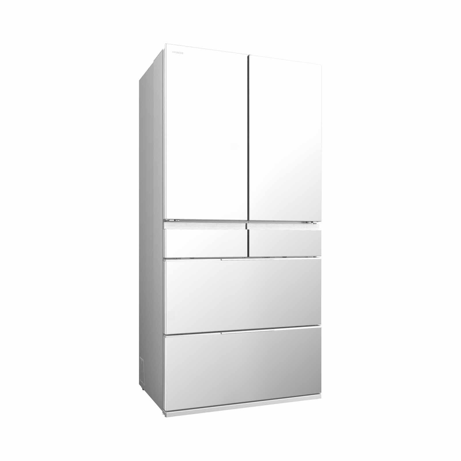 HITACHI BEAK-46GS ホワイト Shop HITACHI 6 Dr Fridge (525l) - Crystal White R-GWC670TS-XW in