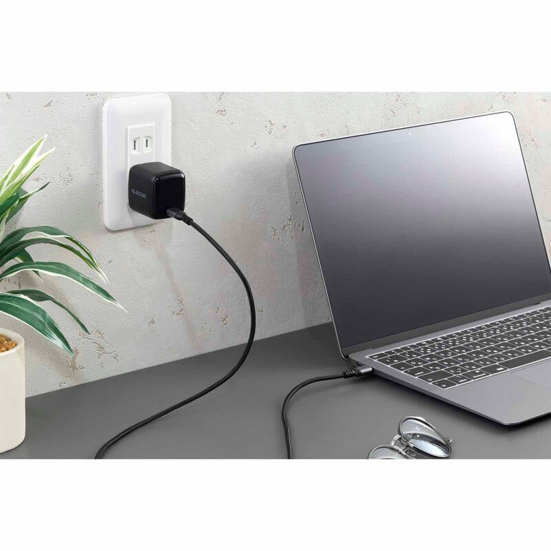 ELECOM Usb C-c Cable 100w 0.5m MPA-CCASAN05BK-image 3