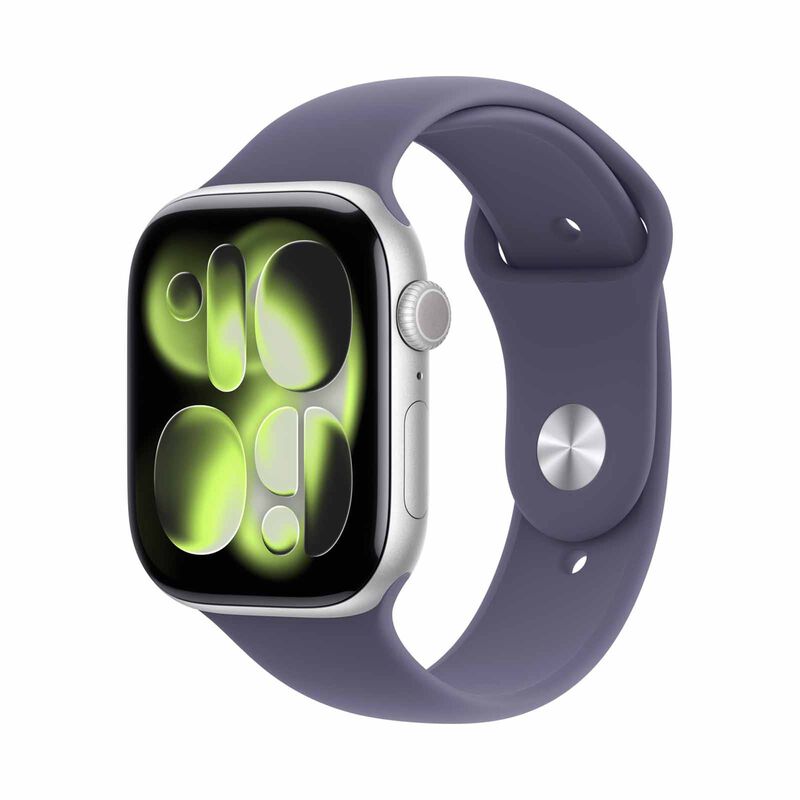 APPLE Watch Series 11 Gps + Cellular 46mm Silver Aluminium Case With Purple Fog Sport Band - S/m MFCP4X/A-image 1