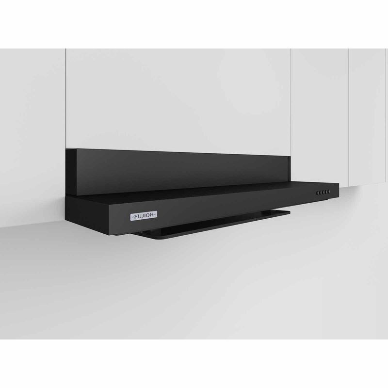 FUJIOH 90cm Made In Japan Slim Hood - Texture Black (exclude Installation) FR-FS2290VP XBK-image 3