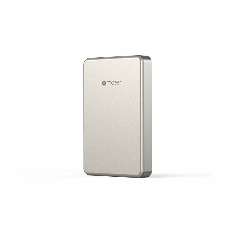MAZER Qi2-25w Certified 10,000mah Pd45w Slim Power Bank-natural Titanium M-MAGAIR31-NT-image 9