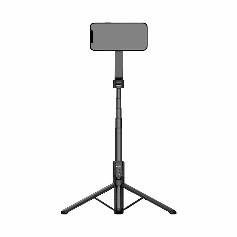 MAZER 1.2m Foldable Magnetic Selfie Stick, Bt Remote-black M-MS20L-BK-image 2