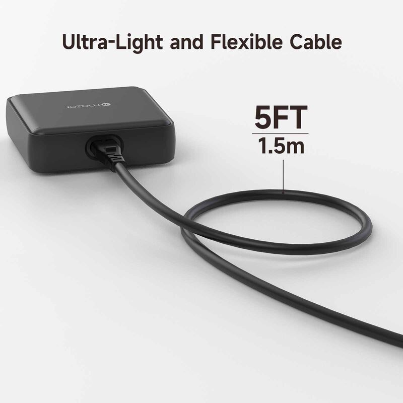 MAZER Ganprestige Uk Pd170w 8ports (7c1a) Desktop Charger With 1.5m Power Cable-black M-D170W-V5-BK-image 7