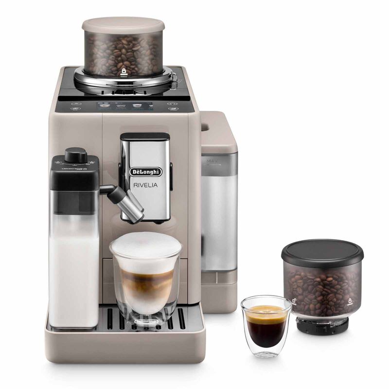 DELONGHI Rivelia Automatic Coffee Makers - Sand Beige EXAM440.55.BG-image 1