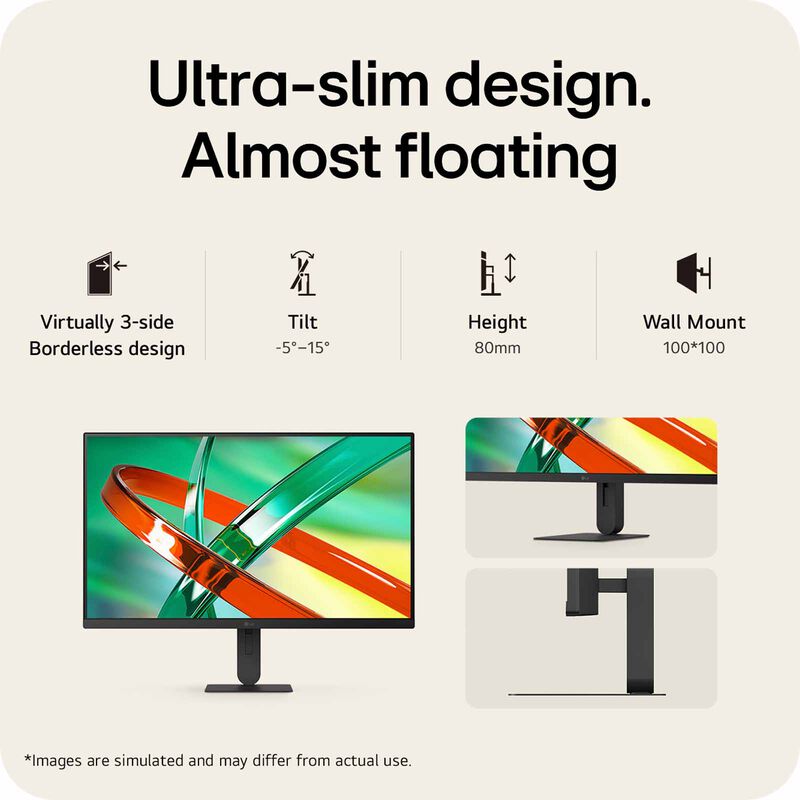 LG 27in Ultrafine Uhd 4k Ips Usb-c Pd65w Monitor 27U730B-B-image 11