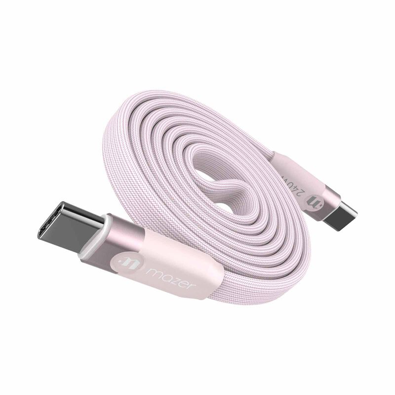 MAZER Infinitelink Cobra3 Flat Magnetic 1m/240w Roll Cable-pink M-COBRA30-PK-image 5