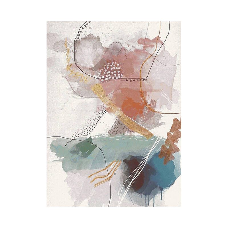 HERITAGE 100% Polypropylene, 160x230cm NOEMI (CREAM FUSHIA)-image 1