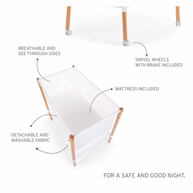 CHILDHOME Crib - Natural White (online) EVOLUX-image 5