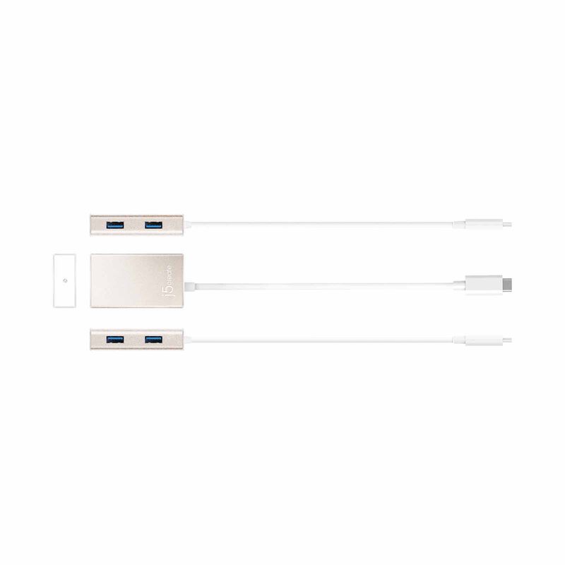 J5CREATE Type-c To 4-port/4a Usb3.0 Hub JCH343-image 4
