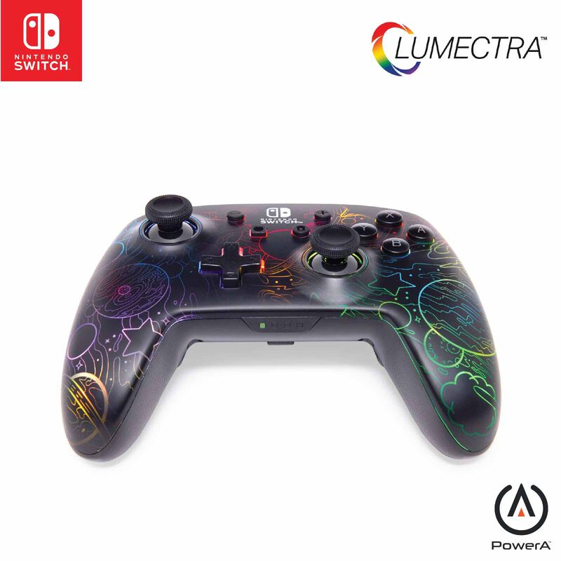 POWERA Enhanced Wireless Controller For Nintendo Switch With Lumectra - Galactic Vortex NSGP0349-01-image 6