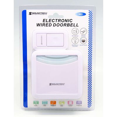 SOUNDTEOH Electronic Wired Doorbell 963