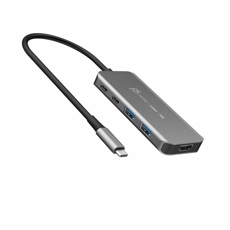 J5CREATE 8k Usb4 Travel Hub (6-in-1 ) JCH453-image 1