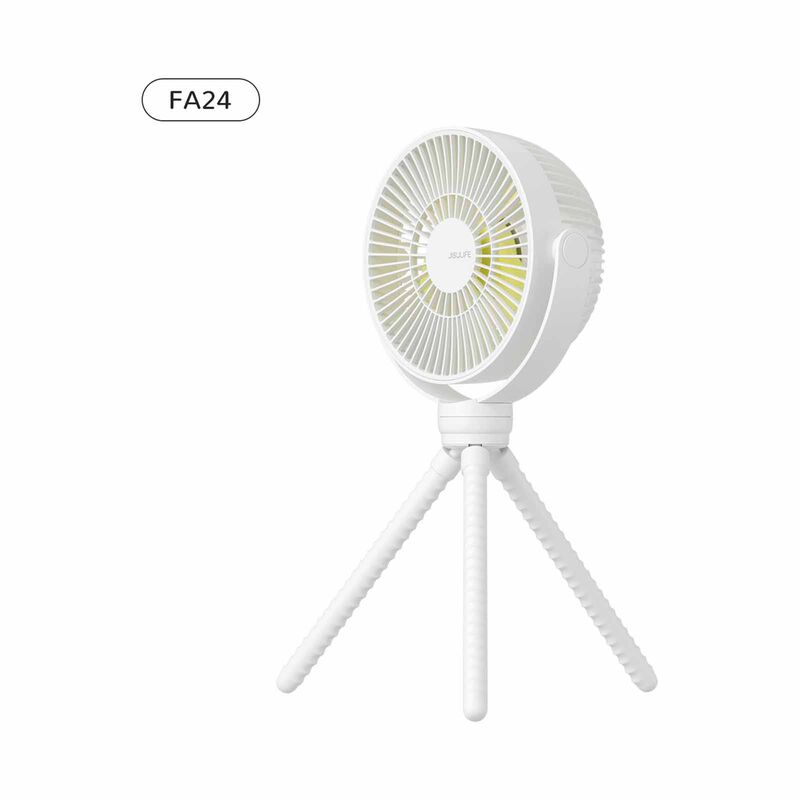JISULIFE Octopus Small Fan With Flexible Tripods (babyfan Life1) FA24WHITE-image 2