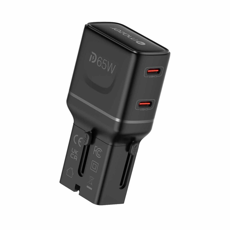 MAZER Infinitetravel Pocket Gan Pd65w 2c Travel Charger-black M-IFTRAVEL565-BK-image 4