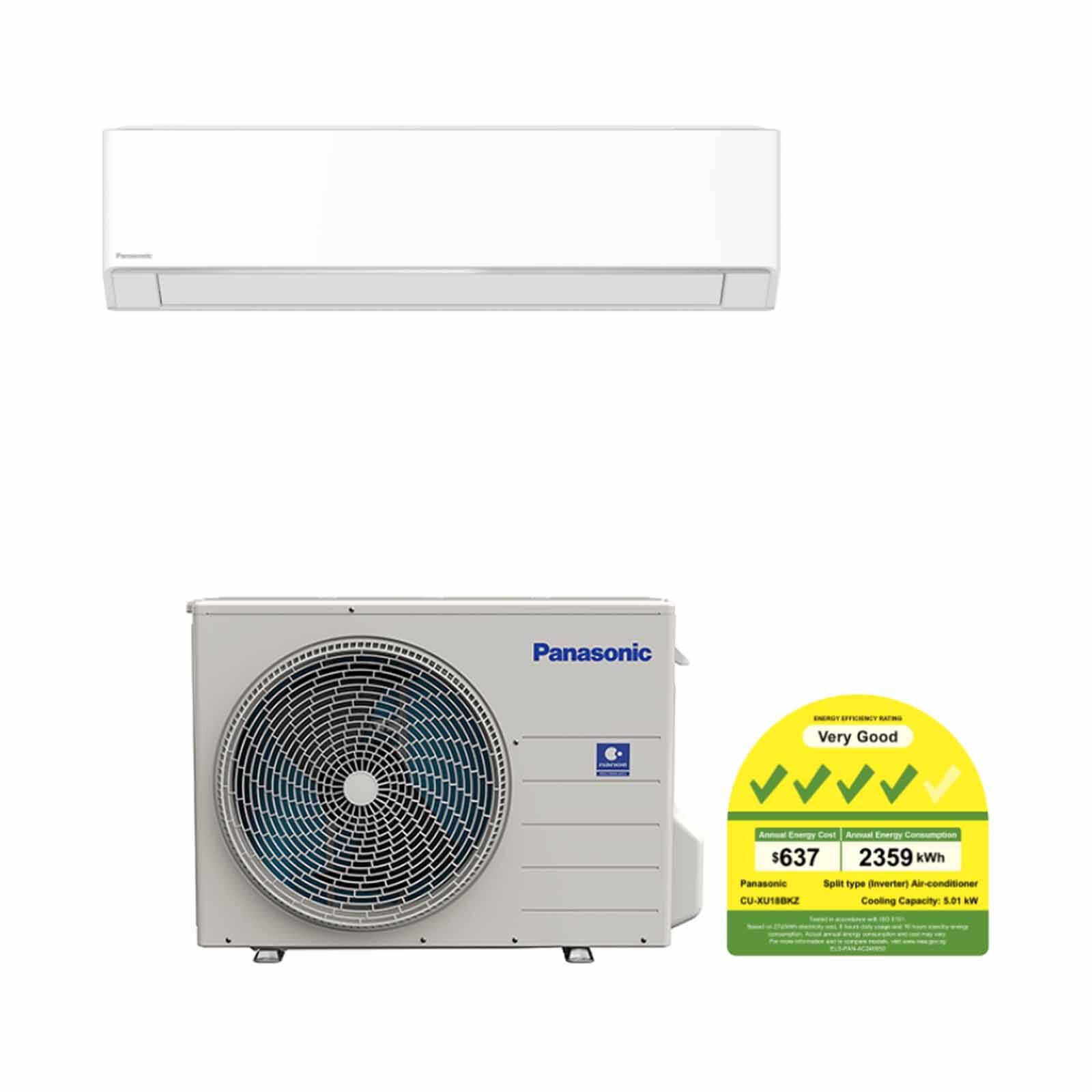 Shop PANASONIC Panasonic Bkz Series Single Split Aircon -18k Btu