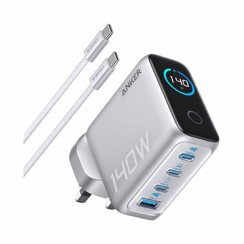 ANKER 140w Ai Display 4-port Foldable Pd 3.1 Usb-c Gan Charger B2697K41-image 1