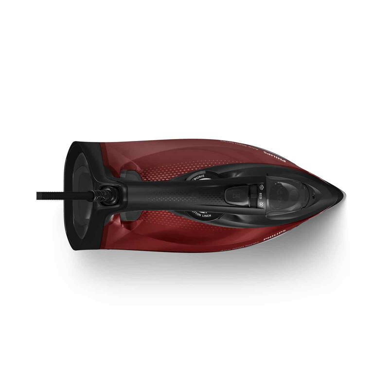 PHILIPS Series 7000 Hv Steam Iron (2800w) - Black/red DST7022/40-image 2