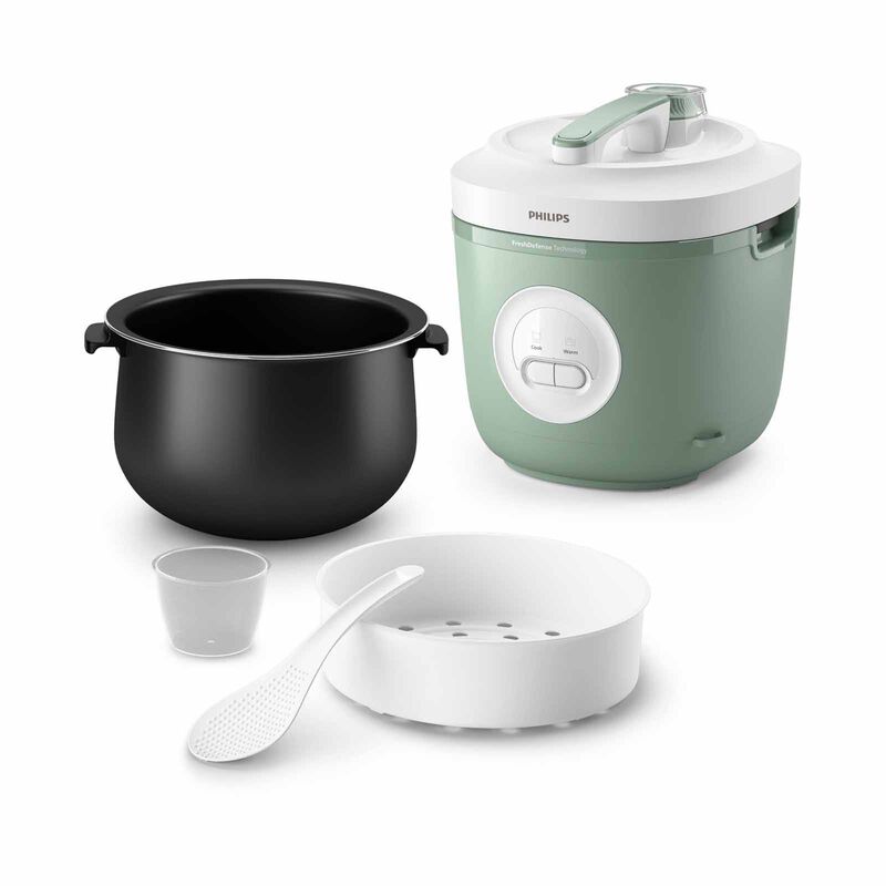 PHILIPS Series 3000 Rice Cooker (1.8l) - Jade Green HD3212/32-image 2