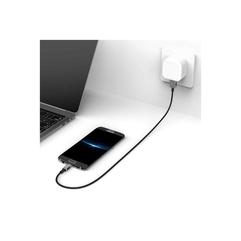 FLUJO Micro Usb To Usb 2.0 Cable Silver FJ-X-28-S-image 2