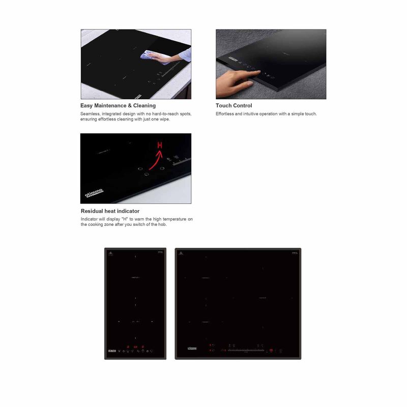 OTIMMO 3 Zones Induction Hob (7 Series) EIH7603E-image 7