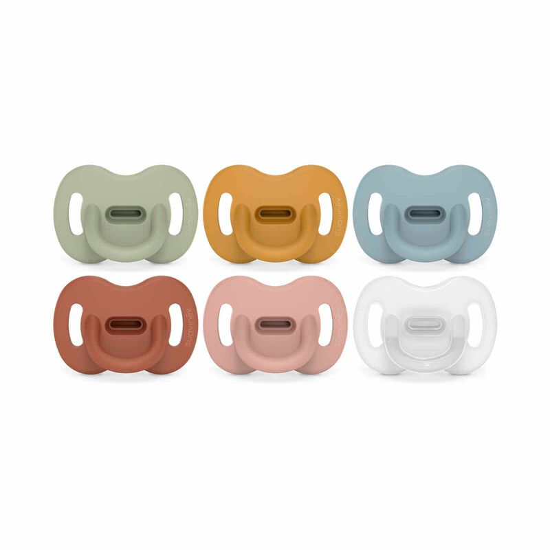 SUAVINEX All Silicone Soother With Sx Pro Physiological Teat 6-18m - Colour Essence Mustard (online) SMOOTHIE ULTRA LIGHT-image 4