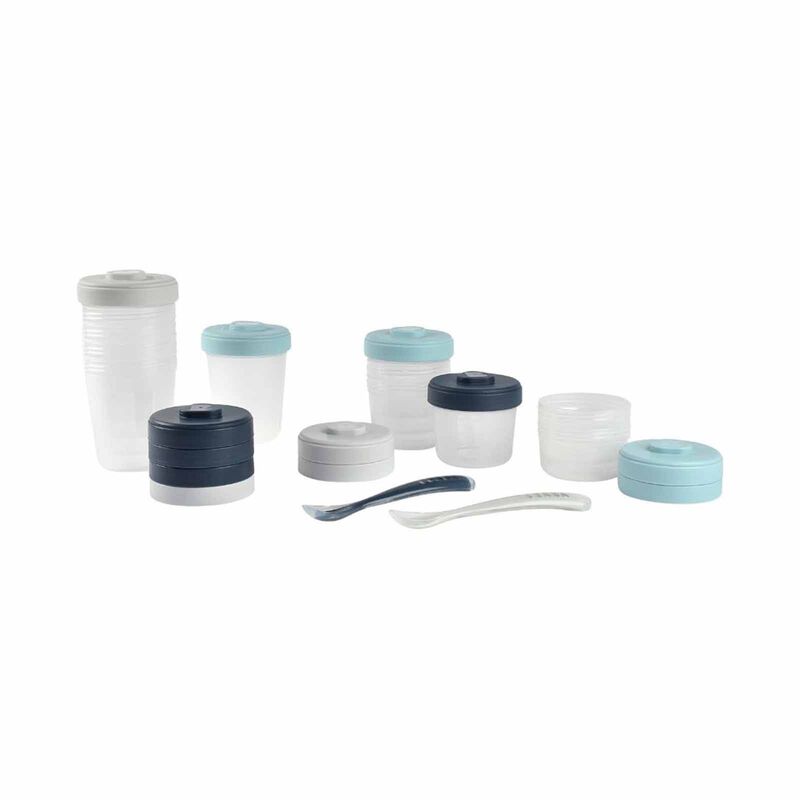 BEABA Meal & Food Storage Expert Pack - Storm (online) CLIP PORTIONS-image 4