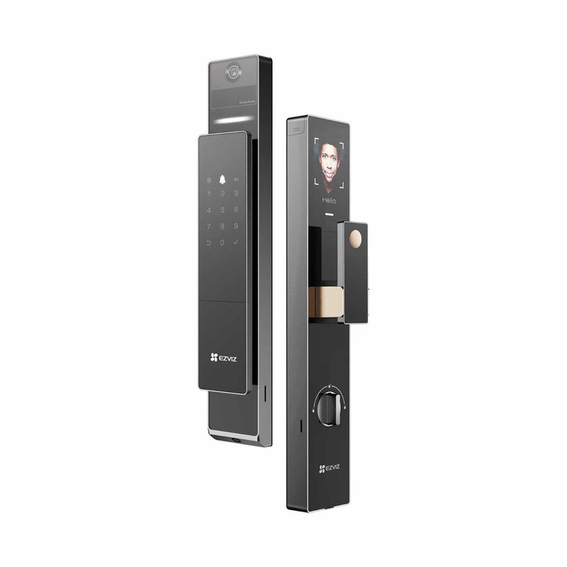 EZVIZ Dual-cam Face Recognition & Palm Vein Smart Lock DL50FVX-image 2