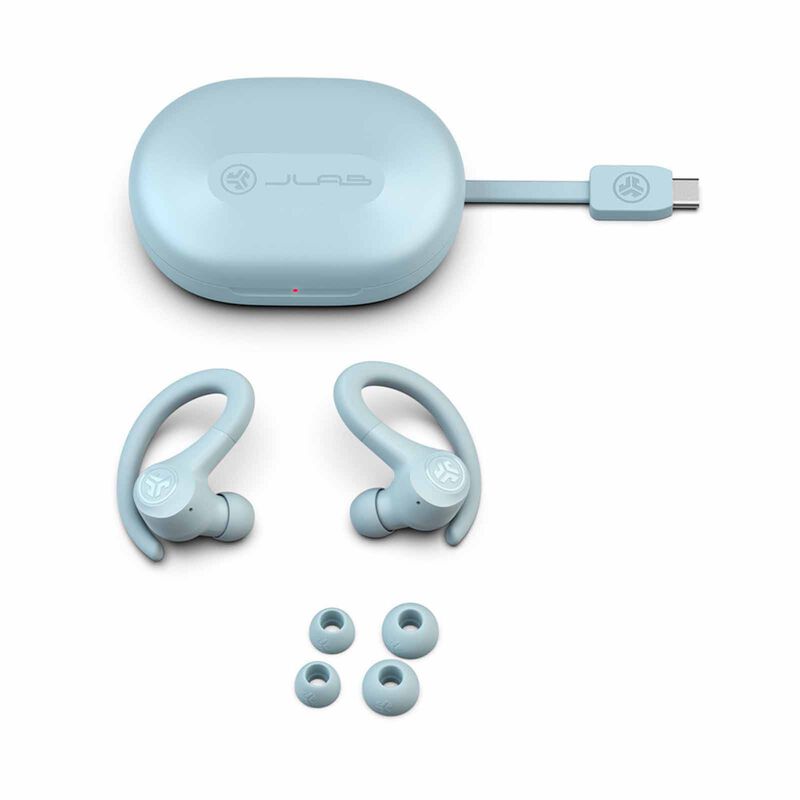 JLAB Go Sport+ True Wireless Earbuds - Light Blue EBGAIRSPRTRBLU124-image 3