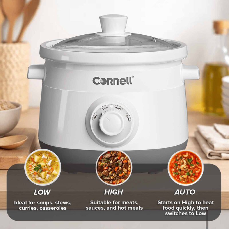 CORNELL Slow Cooker (3.0l) CSCS33G-image 12