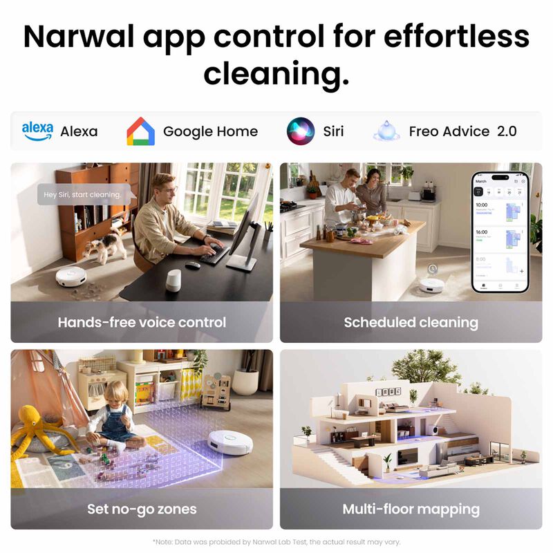 NARWAL Freo 20 Egde Robot Vacuum & Mop - White Uk YJCC041-image 10