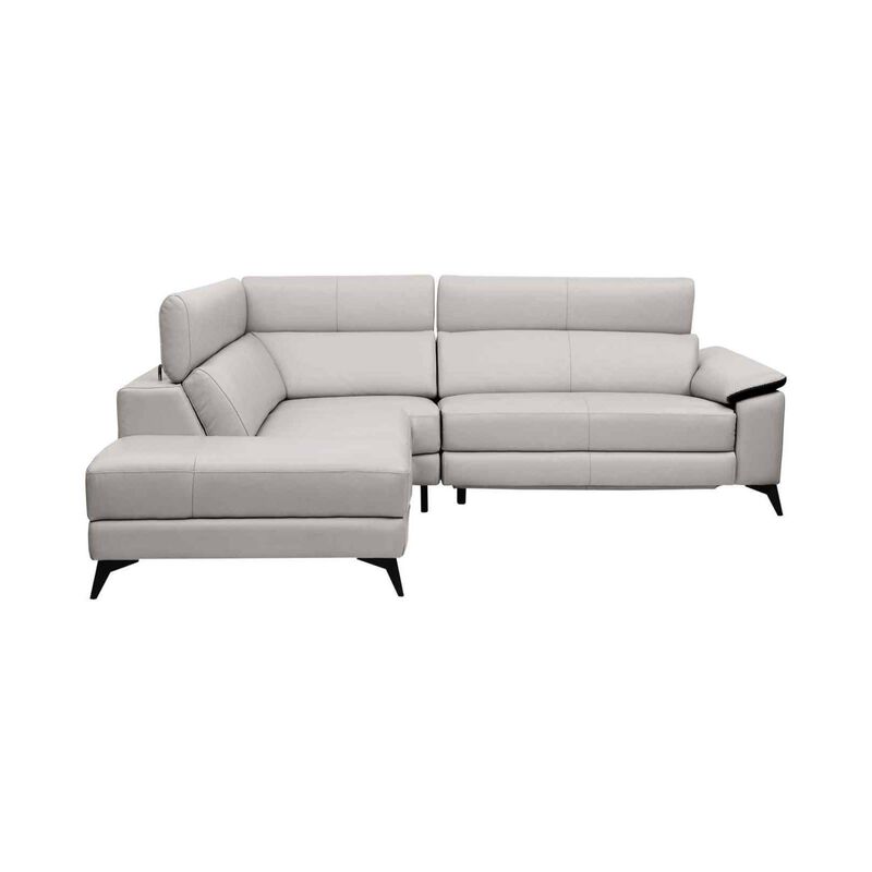 ARMADIO L Shaped (fl-p) Left Mto Full Leather Sofa Set JANELLE-image 1