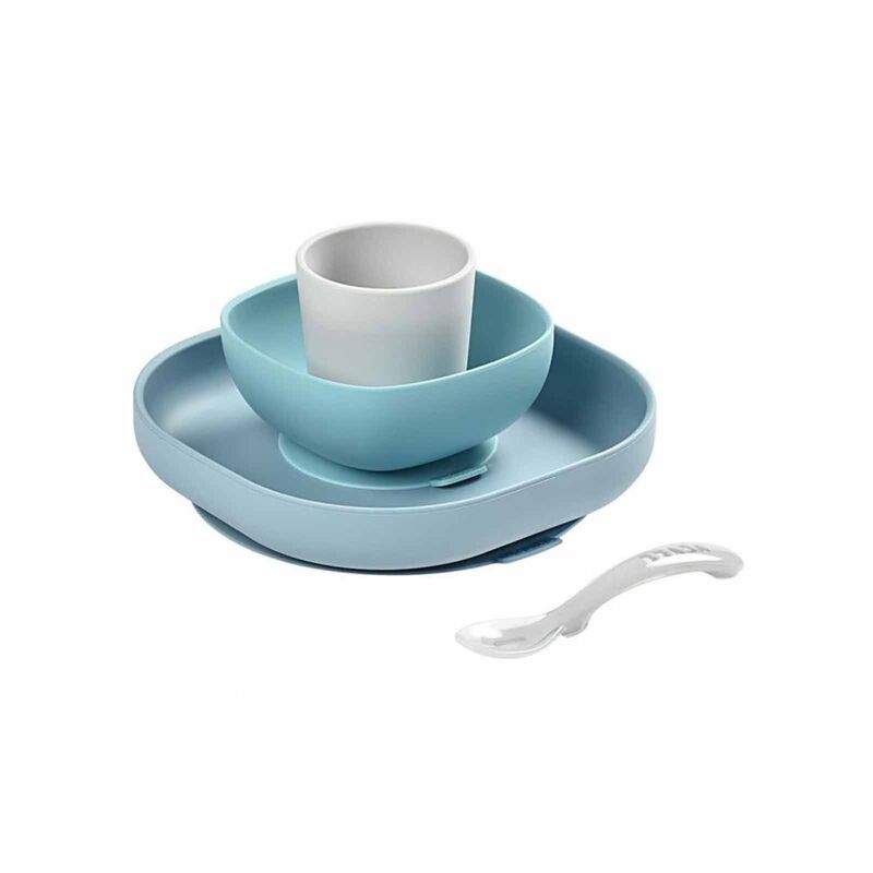 BEABA Suction Meal Set - Jungle (online) SILICONE-image 1