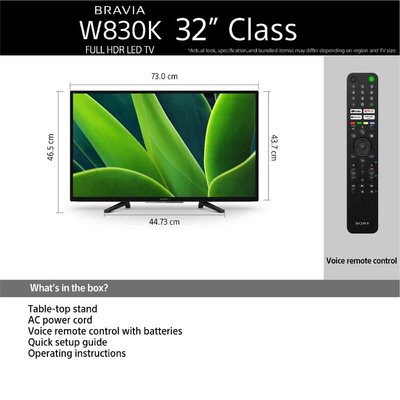 SONY 32 In 2k Hdr Google Tv KD-32W830K-image 4