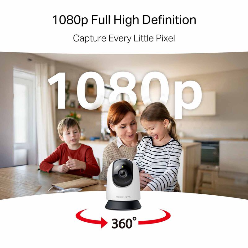 TP LINK Pan/tilt Home Security Wi-fi Camera MERCUSYS MC200-image 10