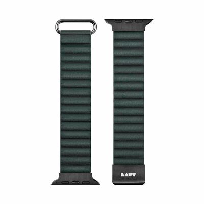 LAUT Novi Lux Apple Watch Strap (38/40/41mm) - Pine Green (bands Only) L_AWS_NL_GN