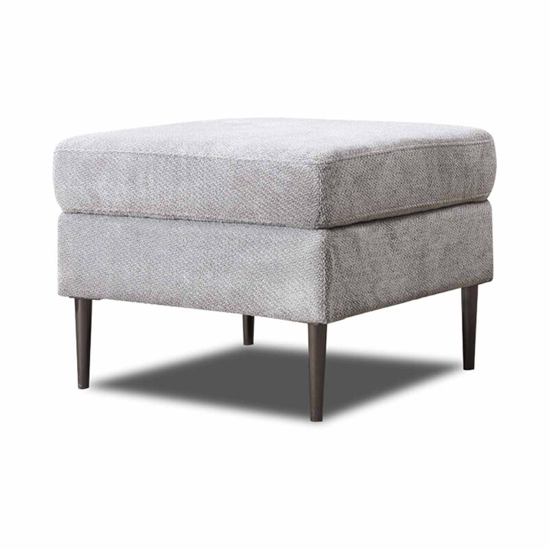 Ottoman Sq Storage (fab) Cat A Pewter Fabric KATE-image 3
