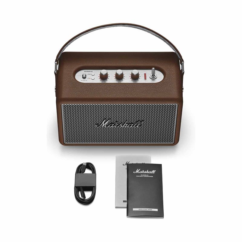 MARSHALL Portable Bluetooth Speaker KILBURN III (BROWN)-image 2